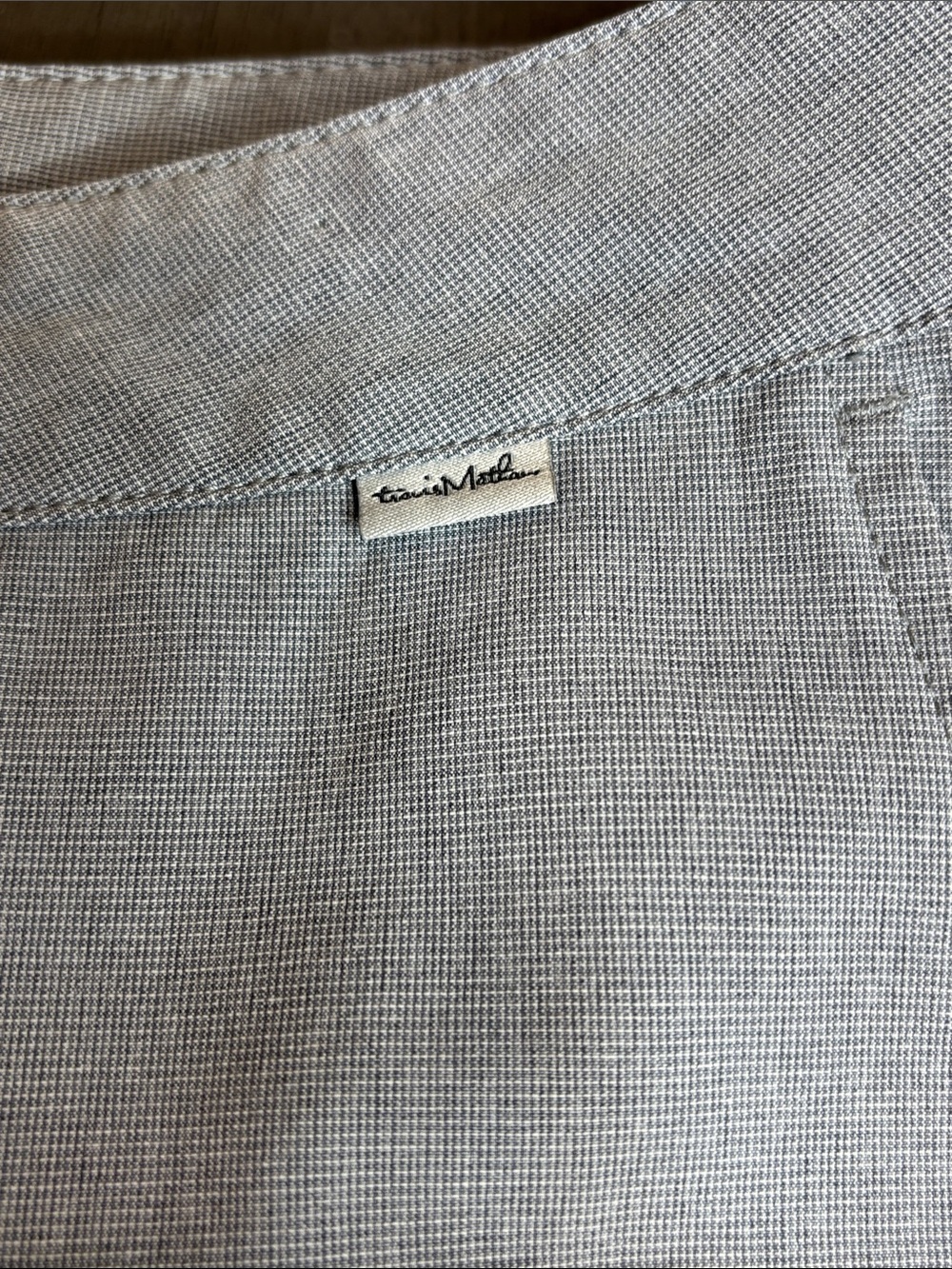 🩶 Travis Mathew Gray White Golf Casual Shorts Men’s 34 Stretch 🩶 - Picture 3 of 8